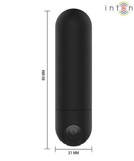 INTENSE - KAREN MINI RECHARGEABLE VIBRATING BULLET BLACK