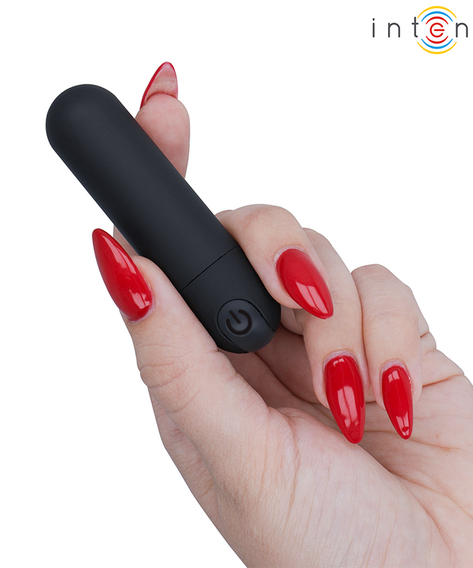 INTENSE - KAREN MINI RECHARGEABLE VIBRATING BULLET BLACK