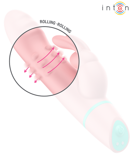 INTENSE - ALVIN RABBIT STIMULATOR & ROLLING VIBRATOR + OSCILLATING