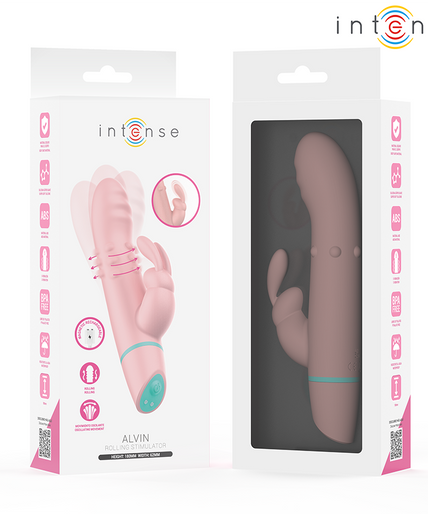 INTENSE - ALVIN RABBIT STIMULATOR & ROLLING VIBRATOR + OSCILLATING