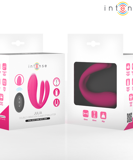 INTENSE - JULIA DOUBLE VIBRATOR CLAMP STIMULATOR REMOTE CONTROL
