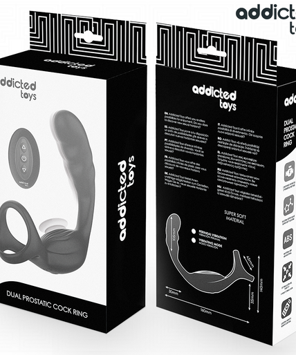 ADDICTED TOYS - DUAL PROSTATIC COCK RING REMOTE CONTROL