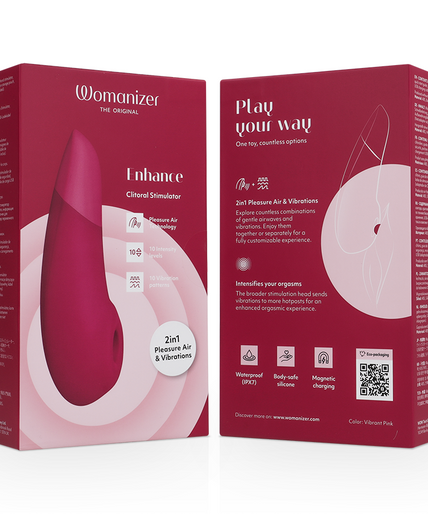 WOMANIZER - ENHANCE CLITORISSTIMULATOR VIBRANT ROZE