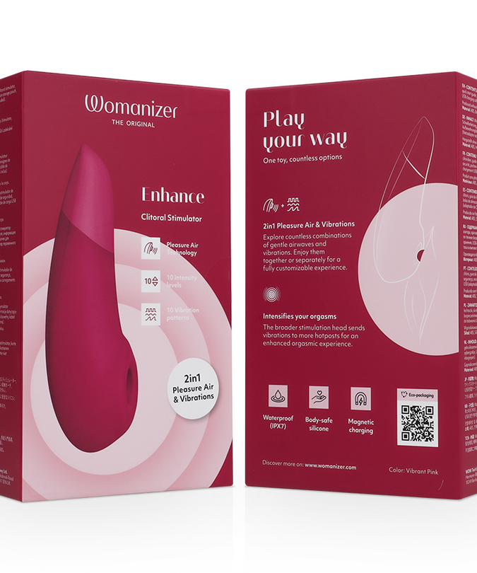 WOMANIZER - ENHANCE CLITORISSTIMULATOR VIBRANT ROZE