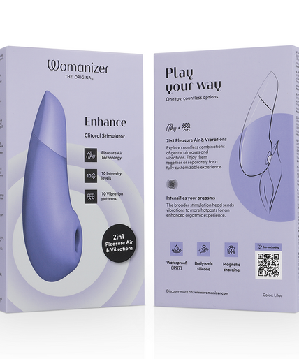 WOMANIZER - ENHANCE CLITORISSTIMULATOR LILA