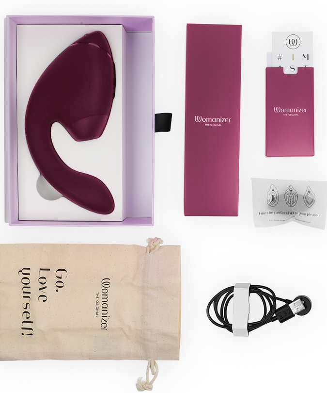 Womanizer – Duo Next Dual Clitoral & G – Spot Stimulator Dusky Pink