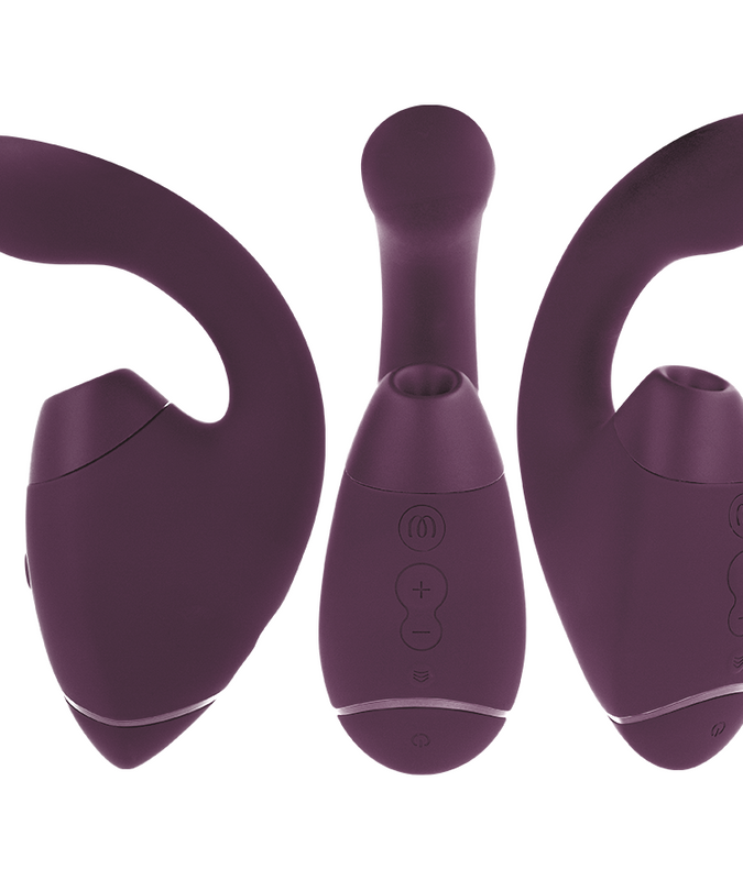 Womanizer – Duo Next Dual Clitoral & G – Spot Stimulator Donkerpaars