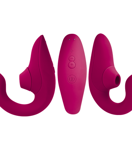 WOMANIZER - BLEND RABBIT VIBRATOR STIMULATOR VIBRANT PINK