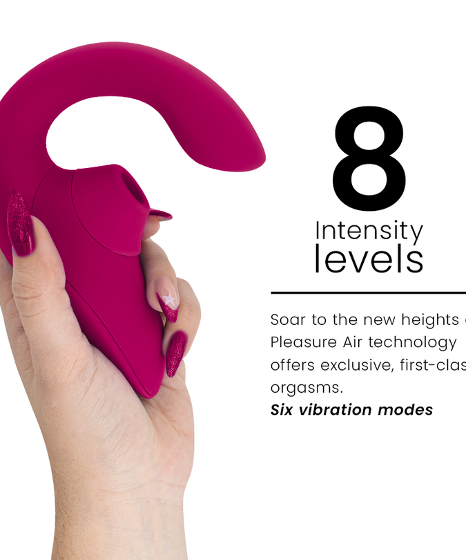 WOMANIZER - BLEND RABBIT VIBRATOR STIMULATOR VIBRANT PINK