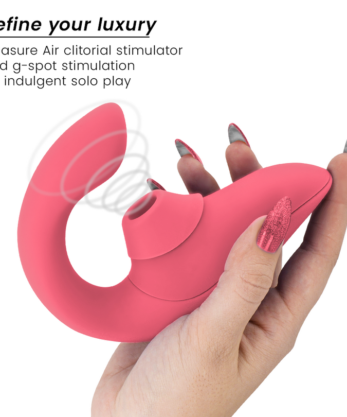 WOMANIZER - BLEND RABBIT VIBRATOR STIMULATOR VIBRANT ROSE