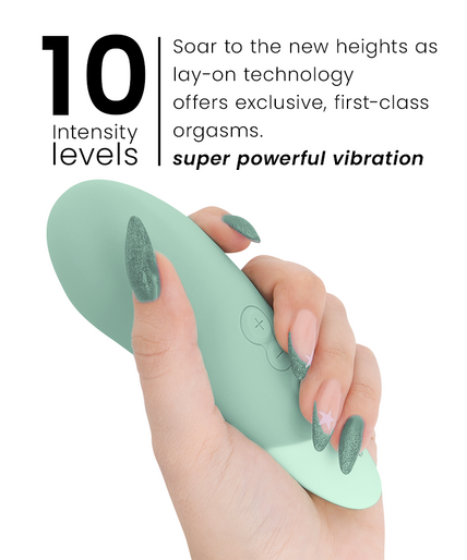 WOMANIZER - VIBE LAY-ON SILENT VIBRATOR SAGE