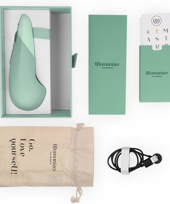 WOMANIZER - VIBE Oplegvibrator Stil Saliegroen