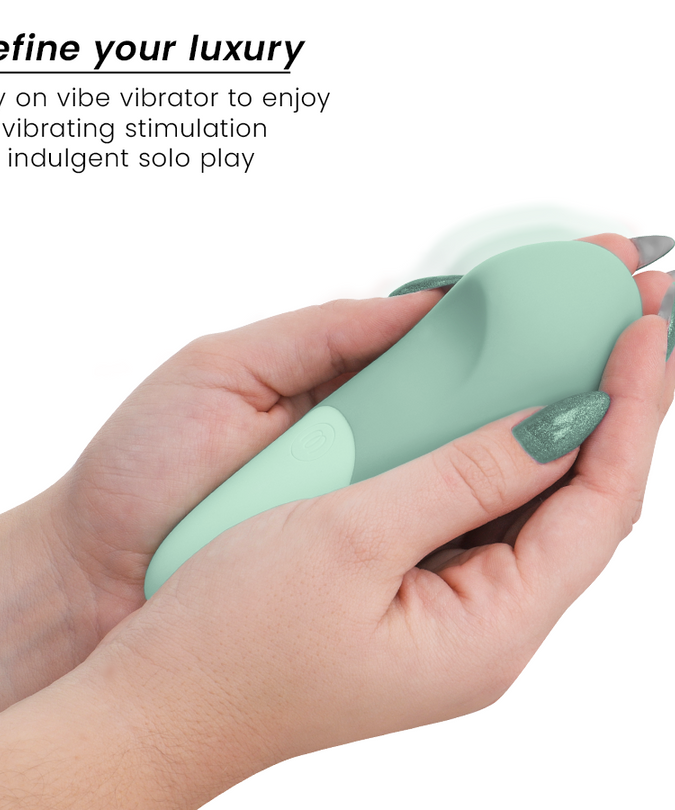WOMANIZER - VIBE Oplegvibrator Stil Saliegroen