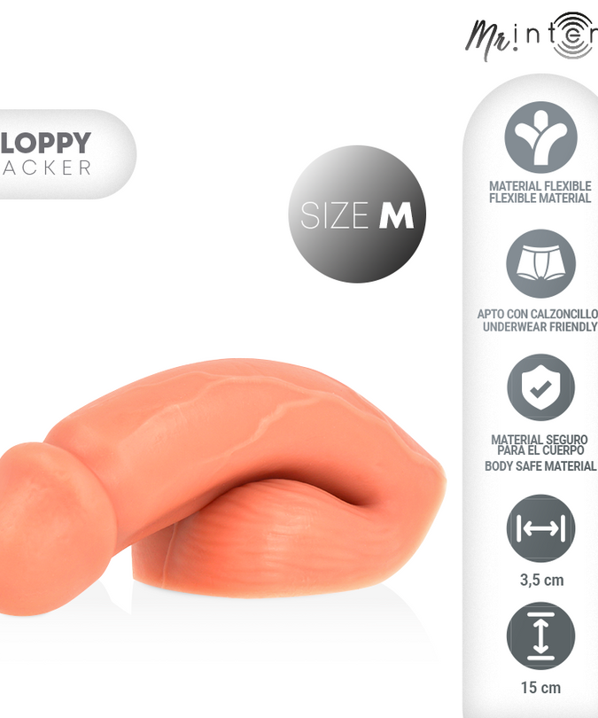 MR INTENSE - FLOPPY MAAT M REALISTISCHE PACKER