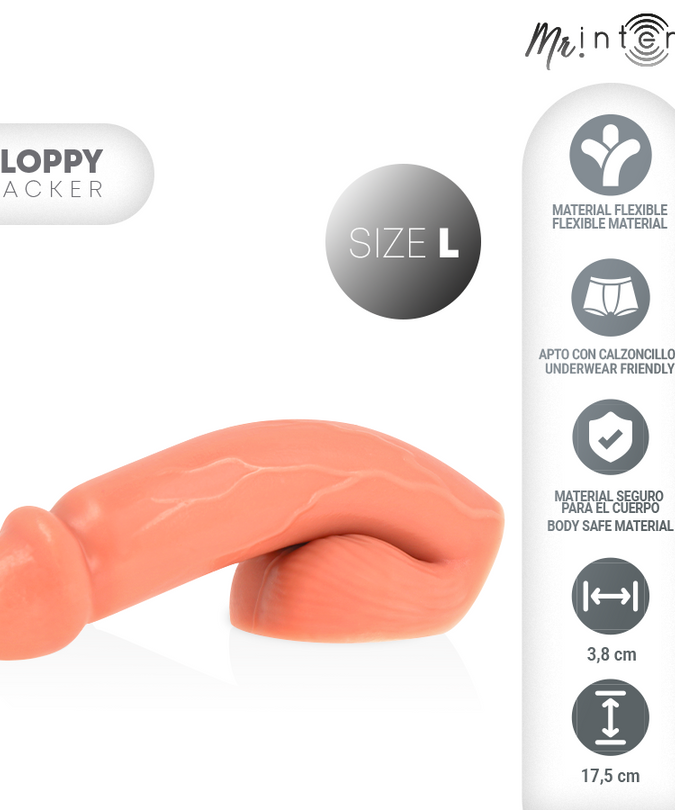 MR INTENSE - FLOPPY MAAT L REALISTISCHE PACKER