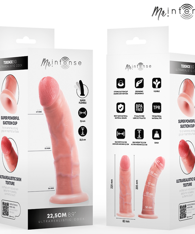 MR INTENSE - BIG TERENCE DILDO 22,5 CM -Ø- 5,6 CM