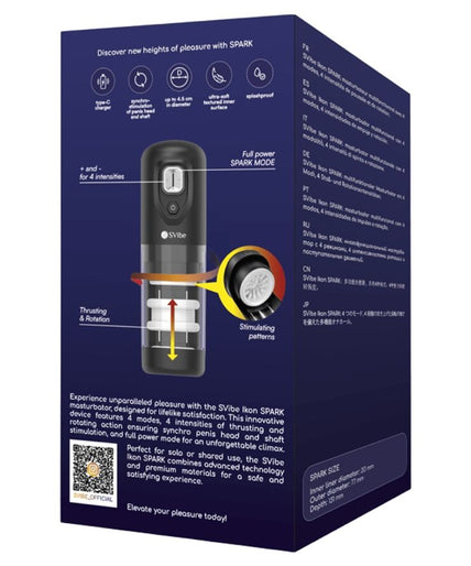 SNAIL VIBE - IKON SPARK THRUSTING & ROTATION MASTURBATOR