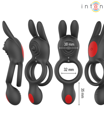 Intense – Quinn Double Vibration Ring Remote Control