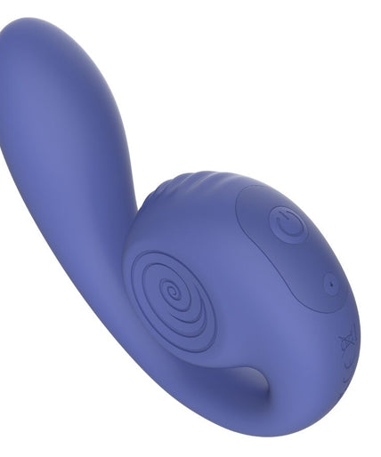 SNAIL VIBE - GIZI LITE DUAL G-SPOT & CLITORAL PURPLE VIBRATOR