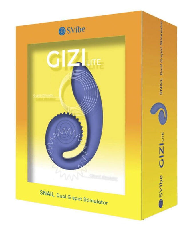 SNAIL VIBE - GIZI LITE DUBBELE G-PLEK & CLITORALE PAARSE VIBRATOR