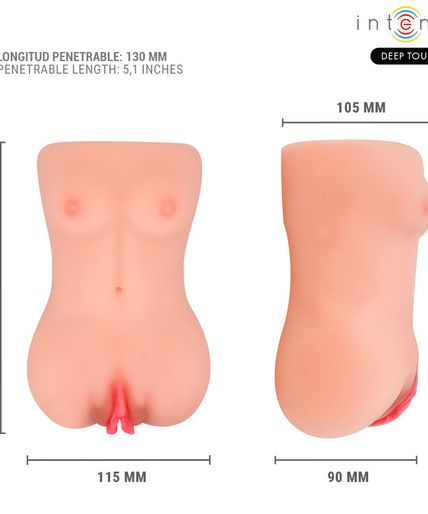 INTENSE DEEP TOUCH - CATHERINE VIBRATOR & SUCTION MASTURBATOR WITH VOICE