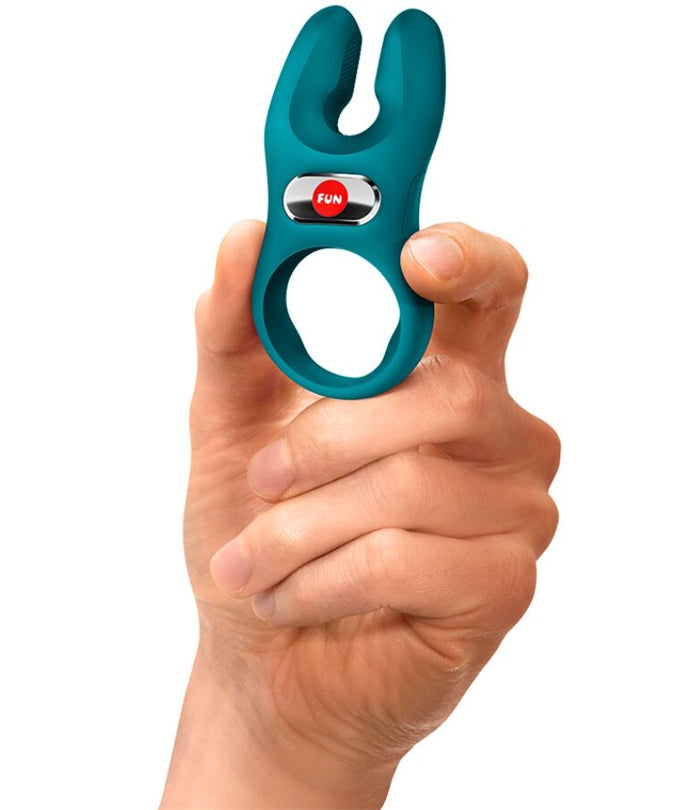 Fun Factory – Nos Pro Vibrating Cock Ring Bottle Green