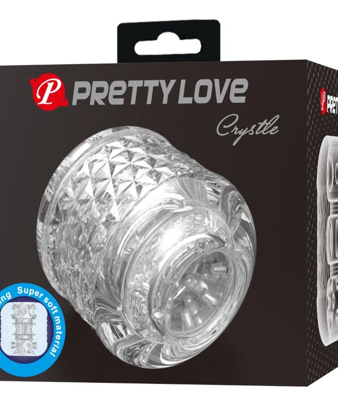 PRETTY LOVE - CRYSTLE MASTURBATOR MET DUBBELE INGANG