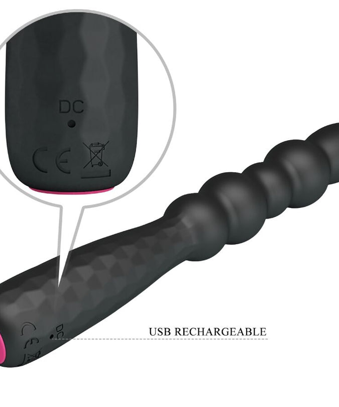 MR PLAY - FLEXIBELE TRILLENDE ANAALPLUG