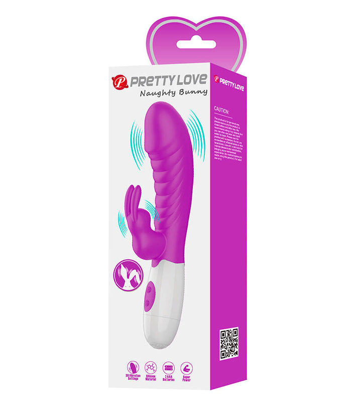Pleasurements – Pretty Love – Naughty Bunny Rabbit Vibrator Purple