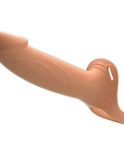 PRETTY LOVE - LANDON LIGHT-SKIN VIBRATING STRAP-ON