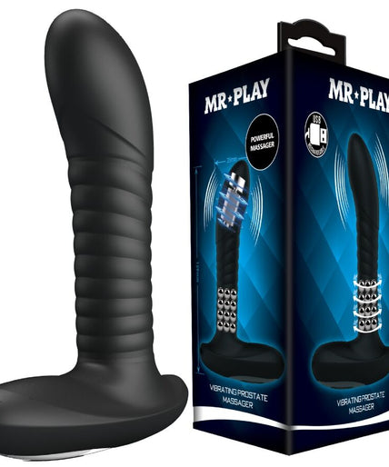 Mr Play – Rotating & Vibrating Prostate Massager with Remote Control – Black