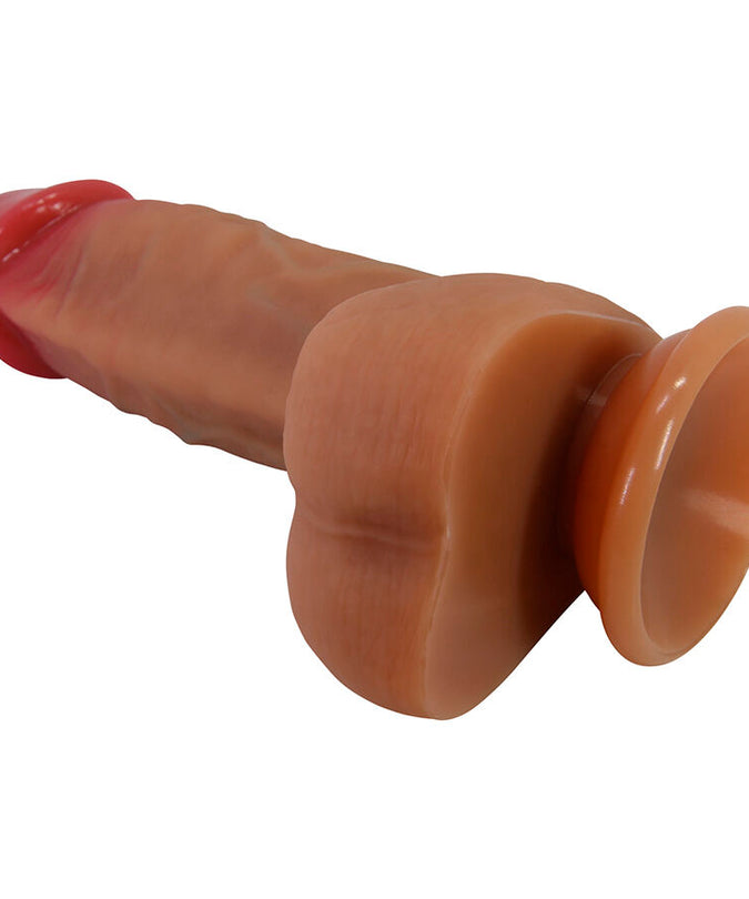 PRETTY LOVE - CURTIS REALISTISCHE DILDO MET ZUIGNAP 17.3 CM -Ø- 4.2 CM