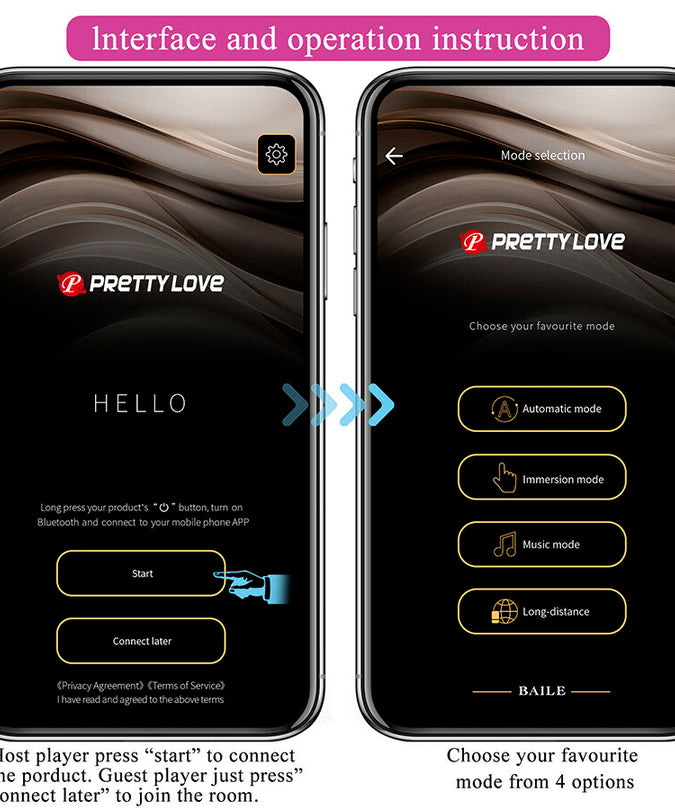 Pretty Love – Dora Invisible Vibrator With Free App