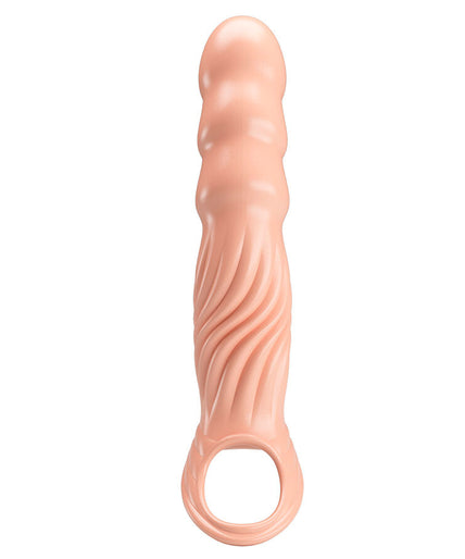Pretty Love – Strukturierte Penis-Hülle mit Verlängerungen