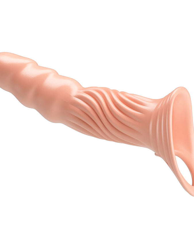 Pretty Love – Strukturierte Penis-Hülle mit Verlängerungen