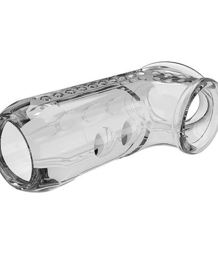 PRETTY LOVE - TRANSPARENT TEXTURED PENIS SHEATH