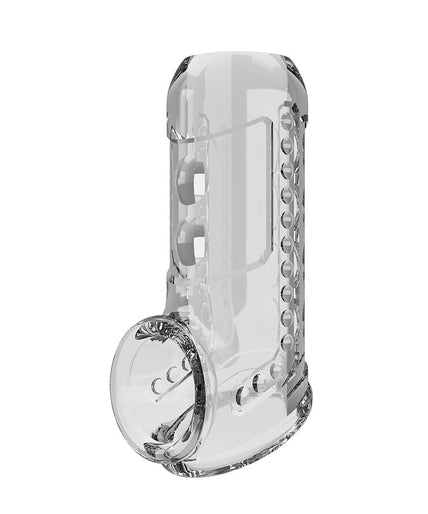 PRETTY LOVE - TRANSPARENT TEXTURED PENIS SHEATH