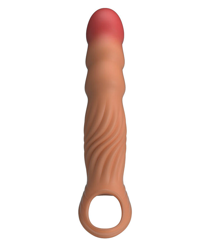Pretty Love – Strukturierte Penis-Hülle mit Vibration und Fernbedienung