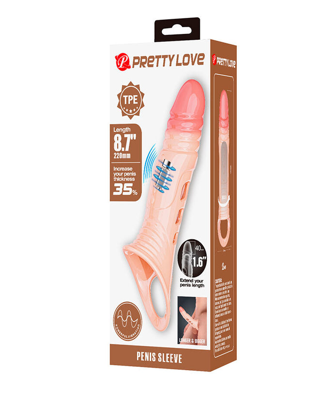 PRETTY LOVE - PENIS SLEEVE WITH INTEGRATED VIBRATION
