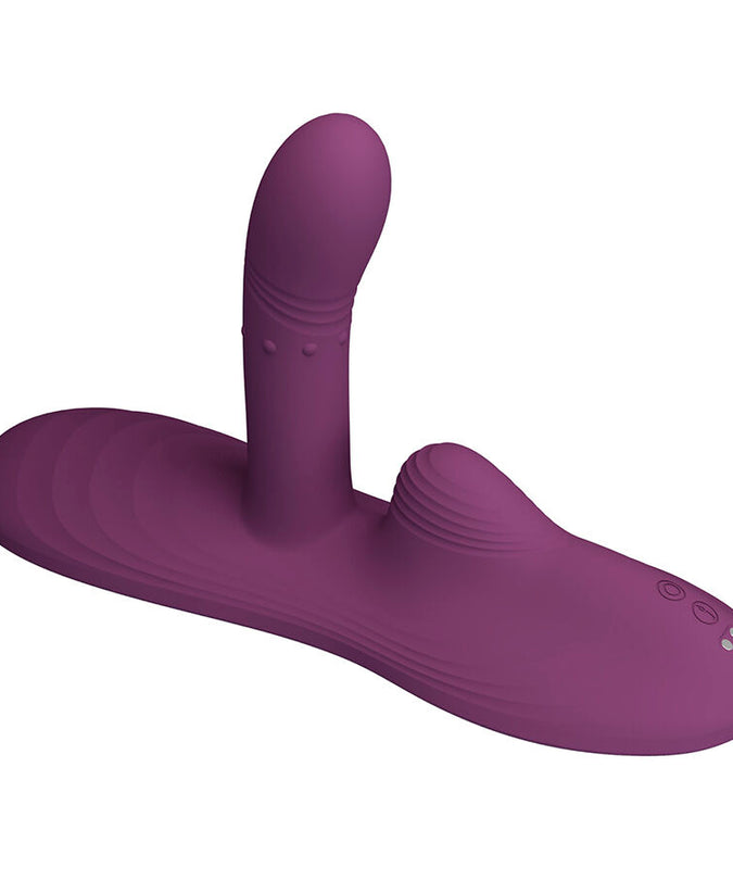 PRETTY LOVE - LUKA ZIT-VIBRATOR MET WARMTED EFFECT EN AFSTANDSBEDIENING