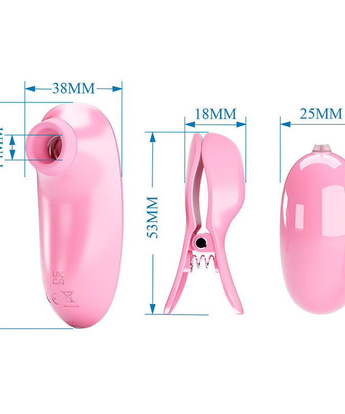 PRETTY LOVE - IMONIE 3-IN-1 MULTIFUNCTIONAL SET WITH SUCTION CUP, NIPPLES AND CLITORIS
