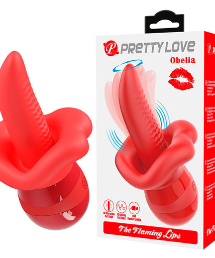 Pretty Love – Obelia Masturbator Tongue Vibrator With Orbital Motion