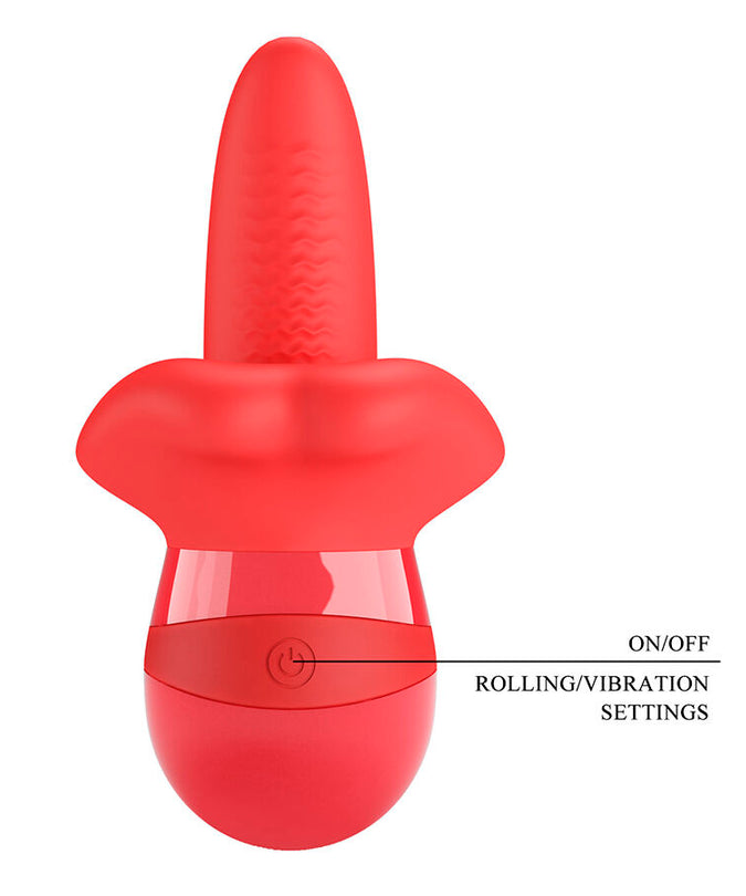 Pretty Love – Obelia Masturbator Zungen-Vibrator mit Orbitalbewegung