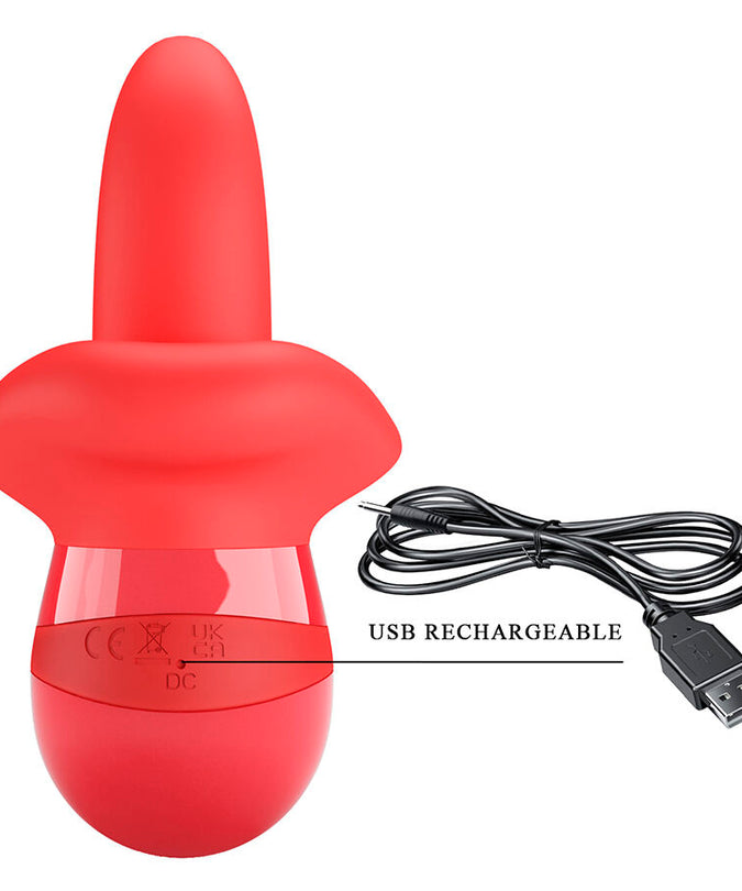 Pretty Love – Obelia Masturbator Zungen-Vibrator mit Orbitalbewegung