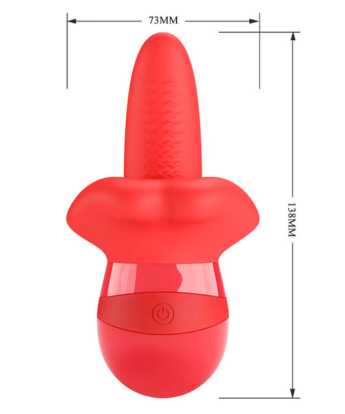 Pretty Love – Obelia Masturbator Zungen-Vibrator mit Orbitalbewegung