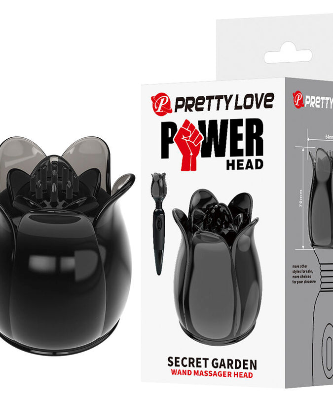 PRETTY LOVE - SECRET GARDEN ZWARTE MASSAGEKOP