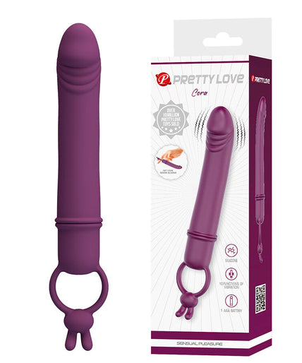 PRETTY LOVE - CORA VIBRATOR PENIS FORM WITH RESISTANCE RING