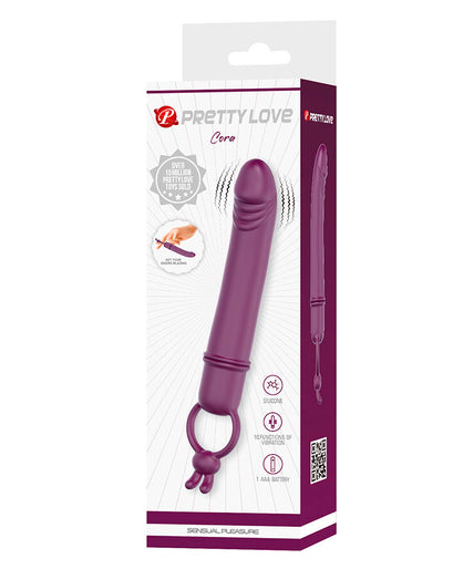 PRETTY LOVE - CORA VIBRATOR PENIS FORM WITH RESISTANCE RING