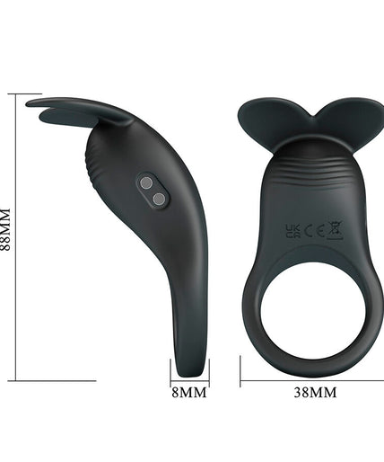PRETTY LOVE - CARLTON PENIS RING WITH CLITORAL STIMULATOR