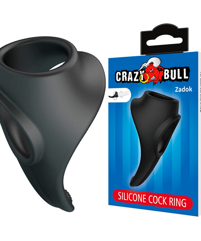 CRAZY BULL - ZADOK ERGONOMISCHE RING MET PERINEUMSTIMULATOR